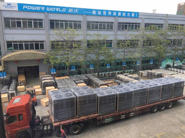 派沃空氣能出貨