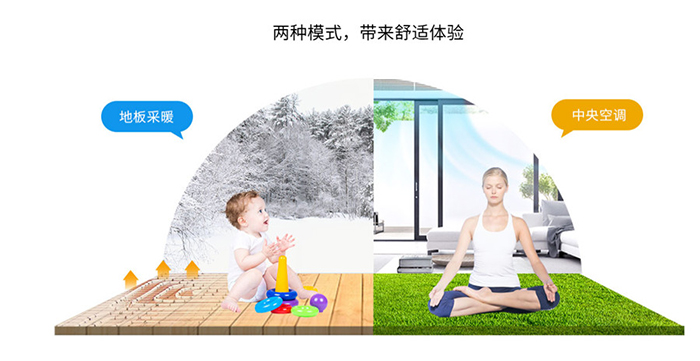 農(nóng)村供暖設(shè)備空氣能地板采暖及中央空調(diào)